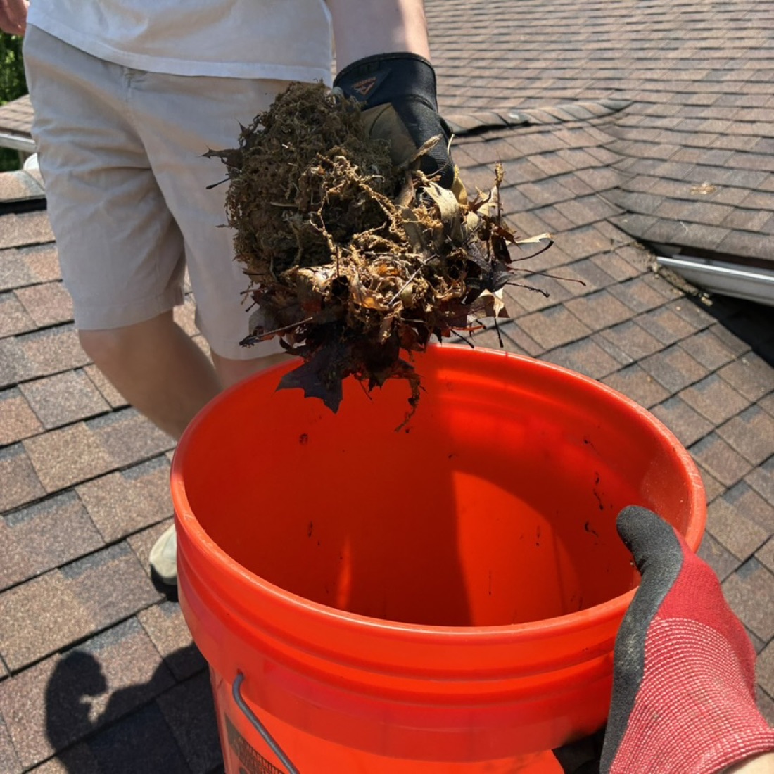 Extraction — debris to bucket